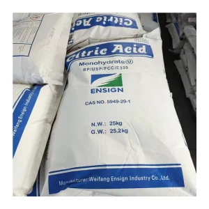 Food Additives Citric Acid Monohydrate CAS 5949 29 1 Food Grade Monohydrate Citric Acid Powder