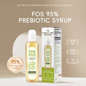 Food Grade 95% Pure Natural Low Carb High Fiber Prebiotic Fructooligosaccharide (FOS) Slimming Syrup for Drinks Dietary Fiber
