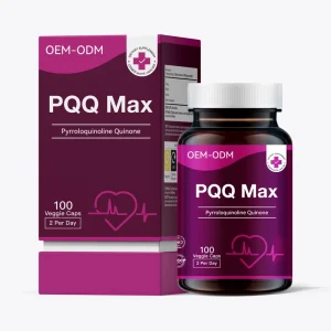 Food Grade PQQ Capsules OEM Organic Pyrroloquinoline Quinone 100 Capsules/Bottle