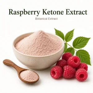 Food Grade Raspberry Ketone Herbal Extract Powder 98% 99% Water Extract Weight Management Supplement Bulk Supply