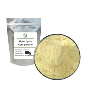 Food Supplement 98% Bulk R-Alpha-Lipoic Acid 50% Raw Material Powder
