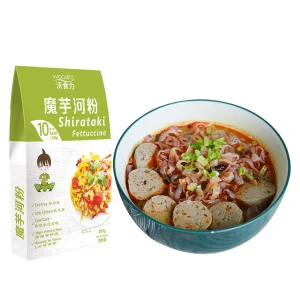 Fresh Konjac Shirataki Fettuccine Tasteless Low Carb Gluten Free Pasta for Children Adults Bulk Supply Health Food