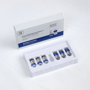 GHK Cu Blue Copper Peptide Lyophilized Powder Set for Firming and Anti Aging Skin Regeneration Face Care Skincare