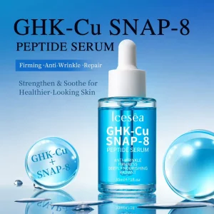 GHK Cu SNAP 8 Peptide Serum Anti Aging Anti Wrinkle Boost Collagen Firming Brightening Hyaluronic Acid Facial Serum