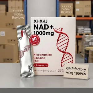 GMP Factory NAD+ 1000mg Nicotinamide Liquid Drink with Fiber Extract Supplement