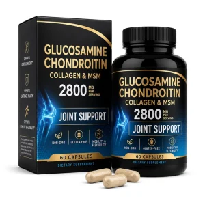 Glucosamine Chondroitin MSM 2800mg with Hydrolyzed Collagen and Vitamin C for Cartilage Health Support Supplement OEM ODM