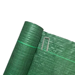 Green PP Woven Weed Mat Agricultural Ground Cover Weed Barrier for Tea Garden Planting
