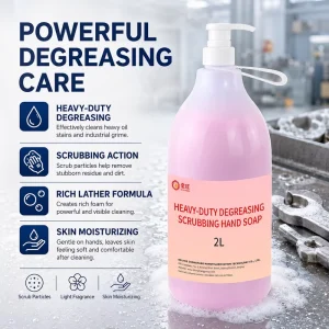 Heavy Duty Oil Stain Scrub Hand Soap Industrial Mechanic Scrub Hand Cleaner 560ml 1L 2L