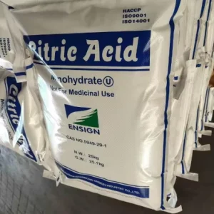 High Purity Organic Citric Acid Monohydrate Citric Acid Anhydrous for Food Beverage
