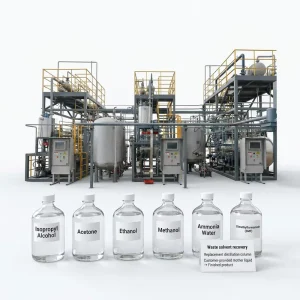 High Purity Organic Solvent Recovery Equipment Stainless Steel Continuous Operation Waste Liquid Recovery System
