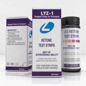Home Use Accurate Ketone Measurement Test Strips for Ketogenic Diabetic Urine Analysis System with 2 Year Warranty