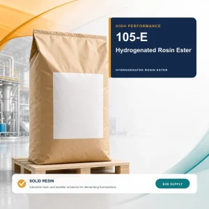 Hydrogenated Rosin Ester 105E 25KG Tackifier Resin Adhesive CAS 8050-31-5 C23H36O4