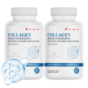Hydrolyzed Collagen Capsules With Vitamin C Supports Skin Hair Nails Collagen Production 100 Capsules