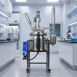Industrial Electric Heating Stainless Steel Reaction Kettle Explosion Proof Optional Motor Variable Speed Agitator