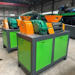 Industrial High Efficiency 60KW 380V Powder Roller Granulator Pelletizing Stainless Steel Machinery with Gearbox 1 Year Warranty