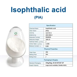 Isophthalic Acid CAS 121-91-5 Industrial Solvent Organic Intermediate High Purity