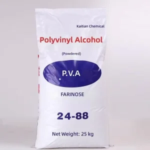 KaiTian Construction Grade Polyvinyl Alcohol PVA 24 88 Powder Dry mix Mortar Wall Putty Cohesion Additive for Woodworking