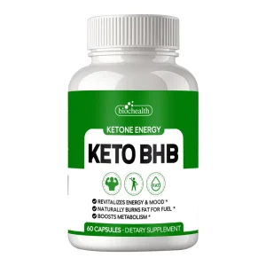 Keto BHB Ketone Capsules, 60 Capsules, Dietary Supplement
