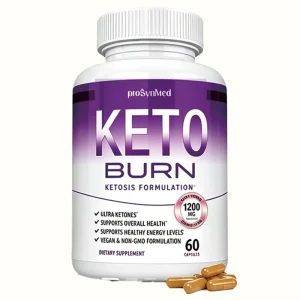 Keto Capsules 1200mg with Raspberry Ketone, African Mango, and Green Tea 60 Count