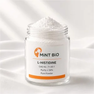 L-Histidine USP Grade Histidine Powder 99% CAS 71-00-1 Amino Acid Raw Material 155.16 g/mol Food Supplement