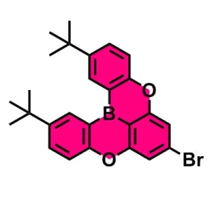 Lab Chemical 7-bromo-2,12-di-tert-butyl-5,9-dioxa-13b-boranaphtho[3,2,1-de]anthracene CAS 2378498-93-0 for OLED Material