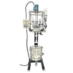 Lifting Jacketed Glass Reactor