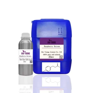Long-lasting Synthetic Perfume Fragrance Raw Material Raspberry Ketone CAS 5471-51-2 White Powder Tobacco Flavor
