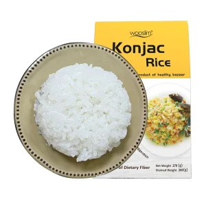 Low Calorie Fresh Konjac Shirataki Rice Gluten Free Sugar Free Alternative to White Rice for Children Weight Loss Meal Suppliers