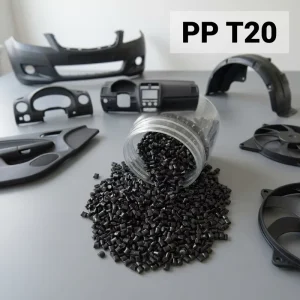 Low Odor Modified PP Filled Compounds 20% Talc Filled PP Copolymer Polypropylene for Auto Bumpers