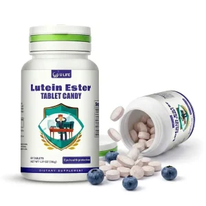 Lutein Esters Chewable Tablets for Eye Vision Health, Blue Light Filter, Macular Protection & Antioxidant Support