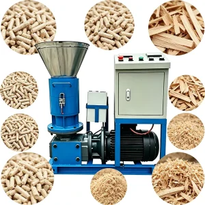 Make Your Own 6mm Wood Sawdust & Farm Grains Feed Pellets 15KW Bearing Core CE Mill