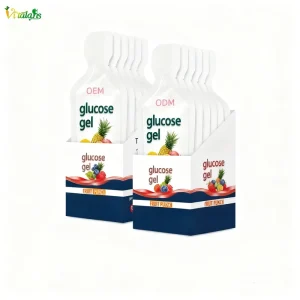 Manufacturer Glucose Gel Pouch Fast Acting Carbohydrates Fat Free Quick Support for Low Blood Sugar and Energy OEM
