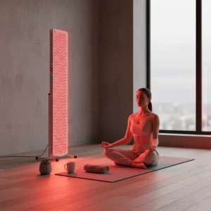 Medical Grade 7-Wavelength Standing Red Light Therapy Panel 600pcs LEDs Full Body Pain Relief Home Commercial Use