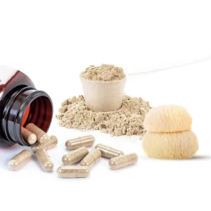 Mushroom Extract Capsules Hericium Erinaceus Lions Mane for Adults Private Label Enzyme Product