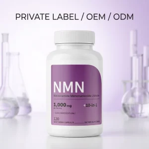 NAD Booster NMN Capsules Private Label OEM ODM Nicotinamide Mononucleotide 99% High-Purity Vegan Formula