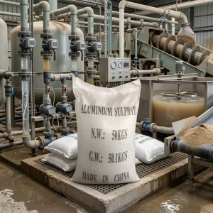 NSF HALAL Certification Aluminum Sulfate 17% Aluminium Sulphate 10 20 Mesh Powder Granular Aluminum Sulfate for Water Treatment