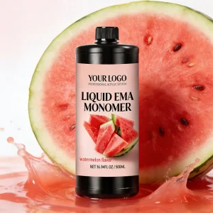 Nail Art EMA Liquid Non-Toxic Monomer Ema Liquid Fast Drying 3D Carving Acrylic Monomer Ema No Smell Watermelon Flavor