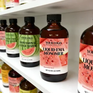 Nail Supply Acrylic Liquid for Extension Low Odor 500ml EMA Monomer Non-Yellow Professional Nail System 3D Carving