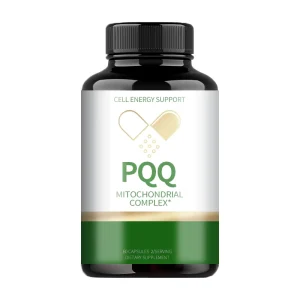 Natural Dietary Supplement PQQ Pyrroloquinoline Quinone 60-Count Capsules for Cellular Energy