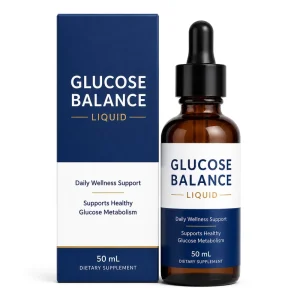 Natural Glucose Balance Supplement Drops with Cinnamon and Bitter Melon for Healthy Metabolic Function Support