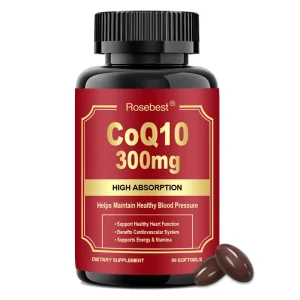 Natural High Absorption Coenzyme Q10 Ubiquinol 300mg Softgels CoQ10 Soft Capsules Supplement Blood Pressure