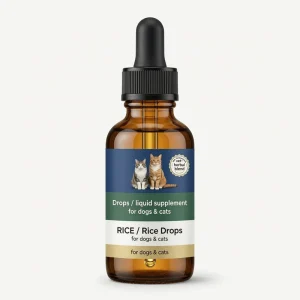 Natural Rice Drops for Energy Support and Digestive Regularity Hypoallergenic Carbohydrate Source Liquid Supplement