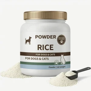 Natural Rice Powder for Energy Support and Digestive Regularity Hypoallergenic Carbohydrate Source Powder Supplement