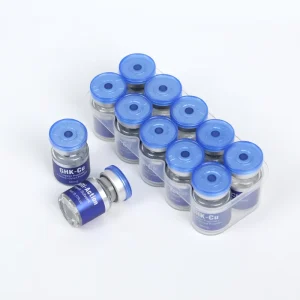 OEM Custom GHK Cu Blue Copper Peptide Lyophilized Powder Facial Treatment Set for Post Procedure Skin Repair Face Care Skincare