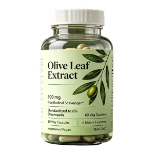 OEM Extra Strength Olive Leaf Extract Capsules for Supports Heart & Immune