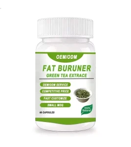 OEM Factory Direct Green Tea Extract 98% Tea Polyphenol Capsules Immune Health Antioxidant