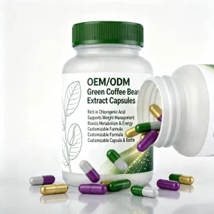 OEM GMP High Potency Green Coffee Bean Extract Hard Capsules Natural Appetite Control Sports Nutrition Factory Supply