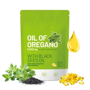 OEM High Quality Organic Oregano Extract Herbal Oregano Oil With Black Seed Oil Supplement Oregano Oil Capsules