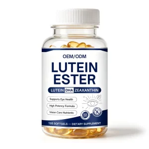 OEM Lutein Ester Softgels with DHA and Zeaxanthin Support Daily Eye Wellness Antioxidant Vision Care Nutrients Dietary Supplement