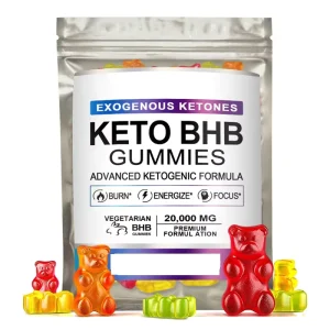 OEM/ODM Factory Custom 60 Pcs Keto Gummies Ketone Fat Burner Apple Cider Vinegar Products Keto Bear Gummies Bags Typ